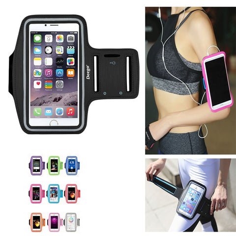 2018 New Running Bags Men Women Armbands Touch Screen Cell Phone
