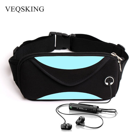 Unisex Running Waist Bag, Sport Waist Pack, Waterproof Mobile Phone Holder,