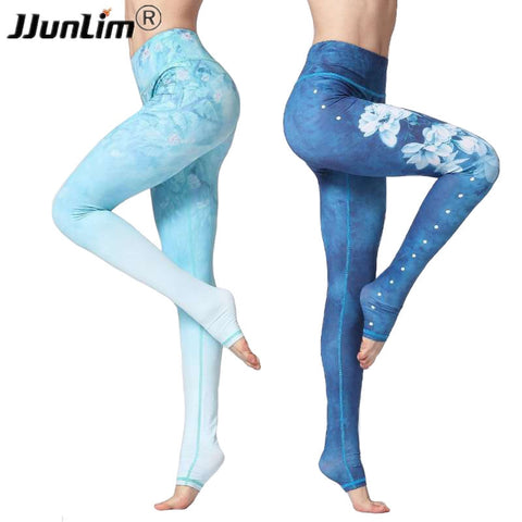 2018 Printed Yoga Pants Women High Waist Yoga