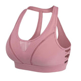 Mermaid Curve New Style Side Cross Women Mesh Sports Bra