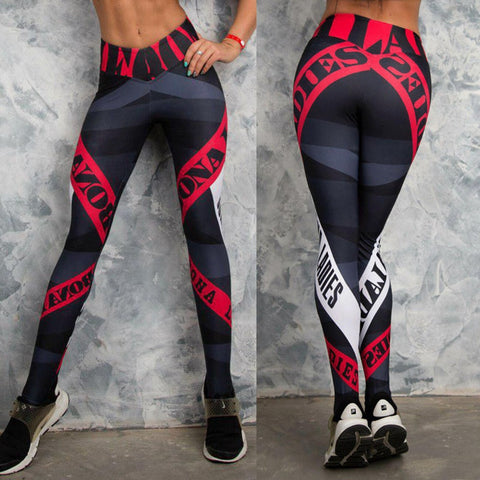 Women Yoga Pants Compression Elastic Gym Fitness Sport