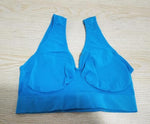 Yoga Sports Bra Full Cup quick dry Top Shockproof Cross Back Push Up
