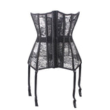 Sexy Corset Lace up Bustier Black Lace corselet