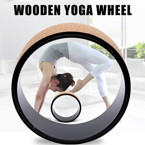 Yoga Wheel Comfortable Perfect Accessory Sturdy Durable Fitness Yoga Accessory