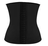Women corset latex waist trainer 4 Steel Bones women sport