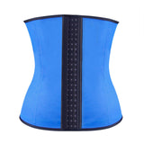Women corset latex waist trainer 4 Steel Bones women sport