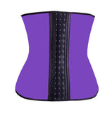 Women corset latex waist trainer 4 Steel Bones women sport