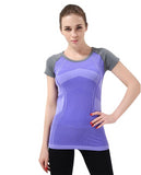 Quick Dry Stretch Slim Fit Yoga Tops Women Sport T Shirt