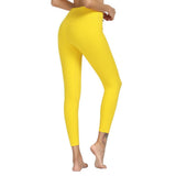 Women Yoga Pants Solid High Waist Push Up Energy