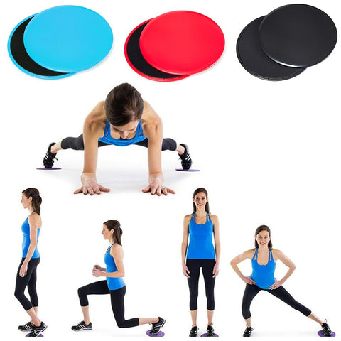 2 Pcs Gliding Discs Slider Fitness Disc Gym Accessories Exercise Sliding Plate For Yoga